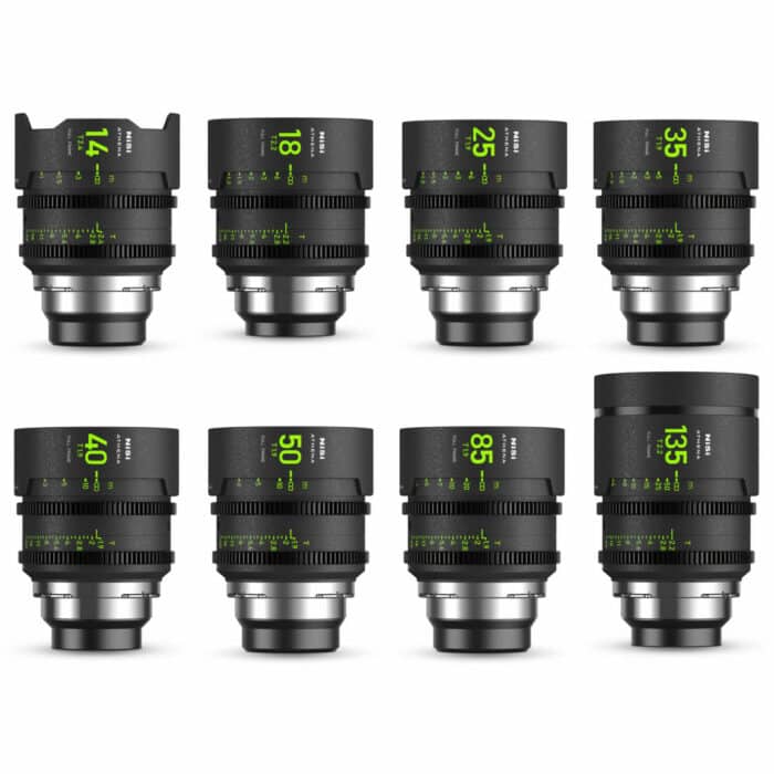 Kit d'objectifs NiSi Cinéma Athena Prime FF (Plein Format) Master - Monture PL (Arri)